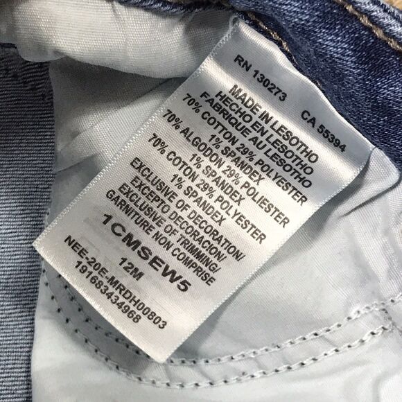 Lee Regular Fit Straight Leg Denim Jeans ~ Sz 12M ~ Mid Rise ~ 29.5" Inseam - Picture 5 of 7